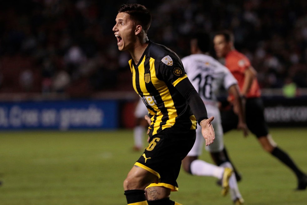 Brian Rodriguez se destacou no Peñarol — Foto: Getty Images