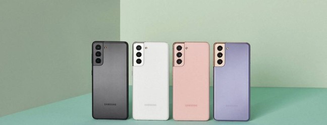 Samsung tem o S21 Ultra 5G. Modelo custa a partir de R$ 7.199,10 e é apto à nova frequência do 5G standalone — Foto: Divulgação