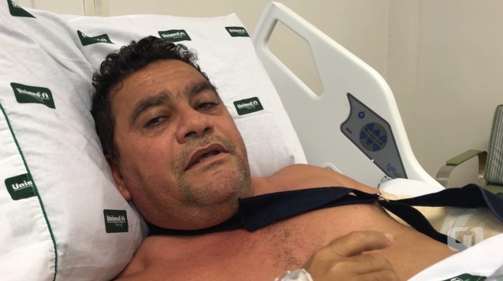 Prefeito de Riacho Frio foi baleado durante tentativa de homicídio — Foto: Reprodução/G1 PI