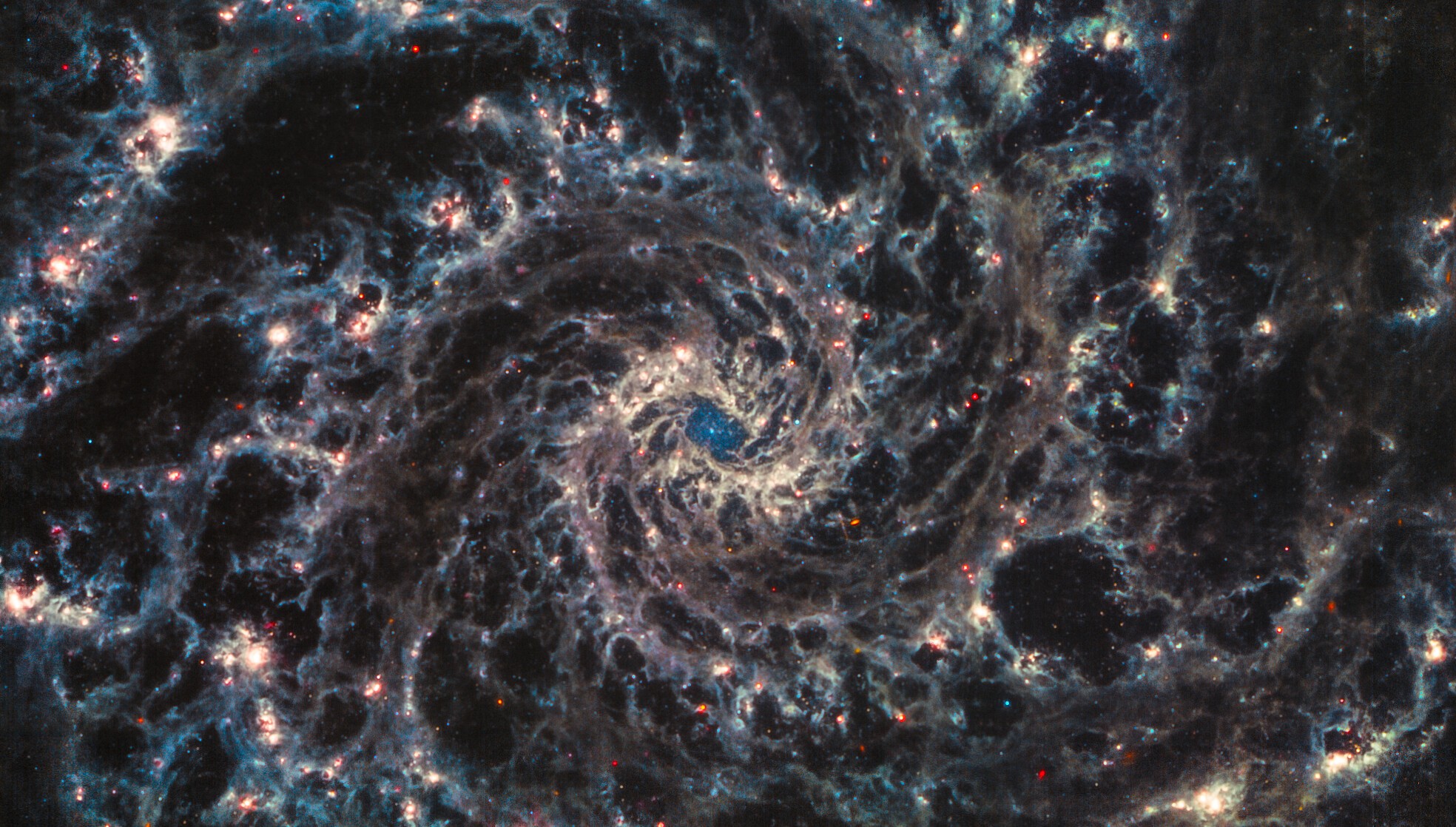 Nova imagem do Telescópio James Webb da galáxia NGC 628 (Foto: Judy Schmidt/Flickr/Creative Commons )