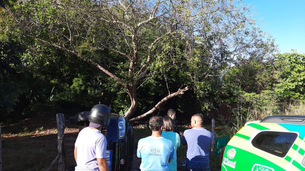 Motorista fugiu após o acidente que vitimou pedestre em Teresina — Foto: Reprodução/Rede social