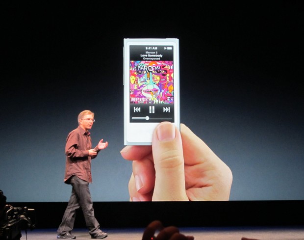 Novo iPod nano (Foto: Laura Brentano/G1)