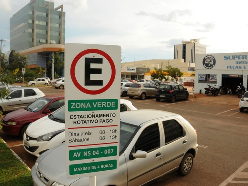 Estacionamento rotativo de Palmas — Foto: Valério Zelaya/Prefeitura de Palmas/Divulgação