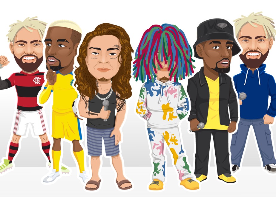 Quero ser rapper... Por que Whindersson, Gabigol e Talisca viraram artistas de trap?