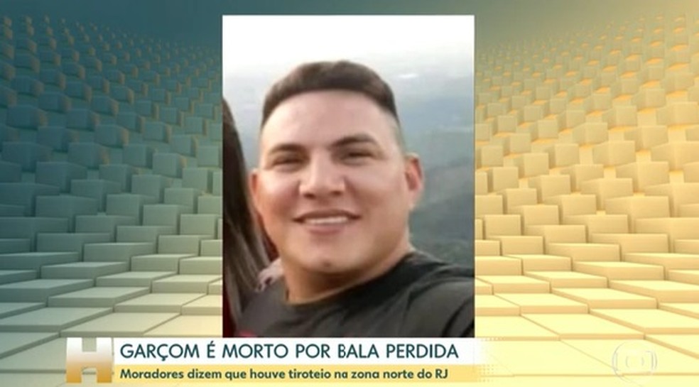 Garçom é morto por bala perdida na Zona Norte do Rio  — Foto: Reprodução