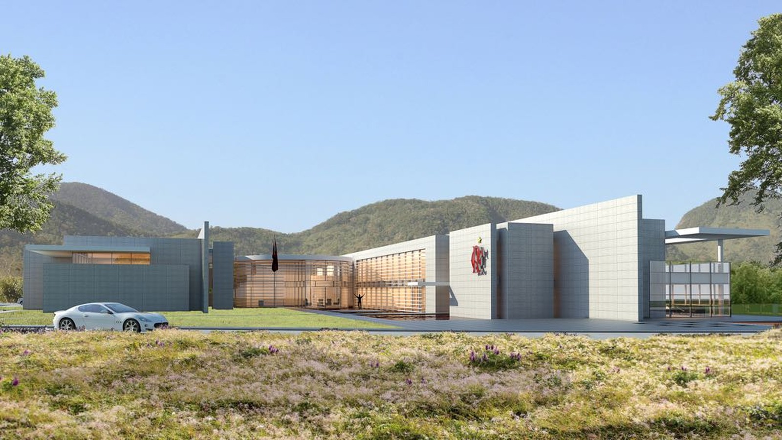 Com tapumes e estacas, Fla inicia obra de novo módulo profissional do Ninho