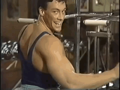 Jean-Claude Van Damme, o cara do corpo mais emblemático de Hollywood nos anos 90  (Foto: Reprodução)