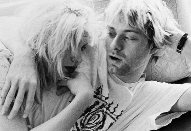 Courtney Love e Kurt Cobain (Foto: Reprodução/Instagram)