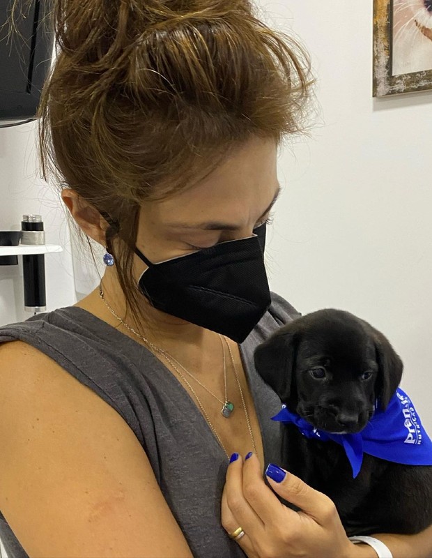 Fernanda Gentil e Priscila Montandon adotam cachorrinha (Foto: Reprodução/Instagram)