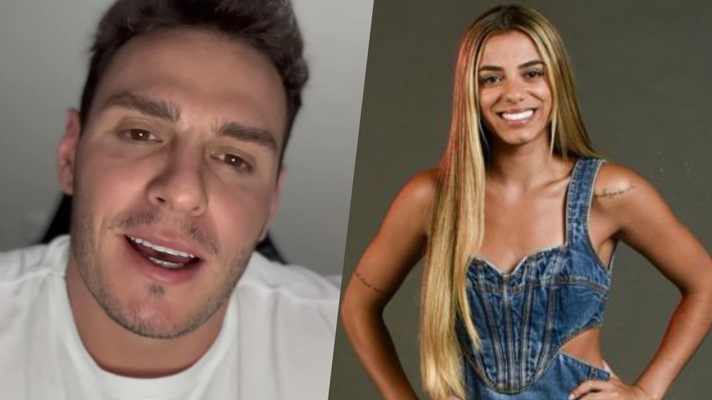 Gustavo gravou um vídeo para os fãs após descobrir plano envolvendo viagem — Foto: Reprodução/Instagram e gshow