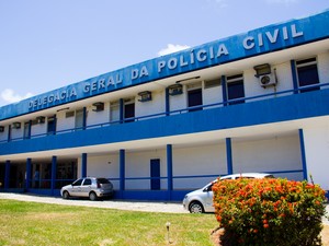 Delegacia Geral da Polícia Civil em Alagoas (Foto: Jonathan Lins/G1)