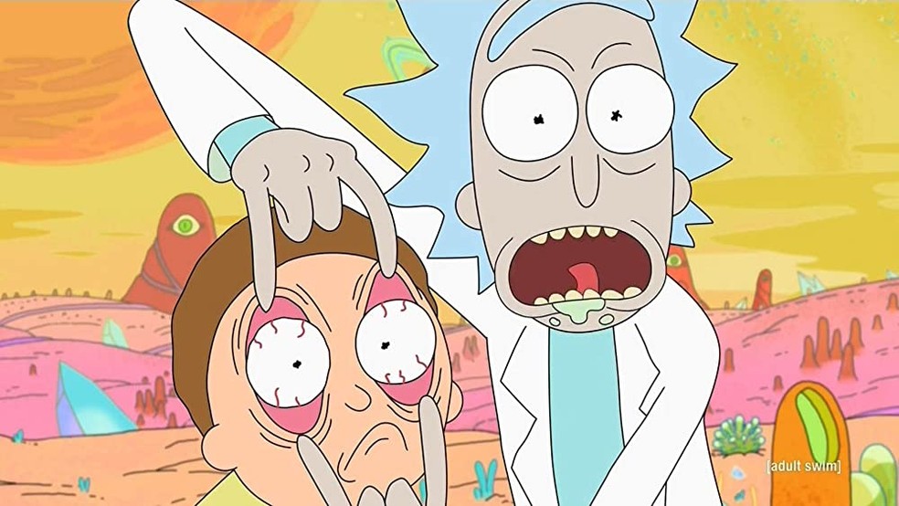 Em Rick and Morty, o adolescente Morty Smith tem de conviver com as mais absurdas experiências do avô Rick Sanchez — Foto: Reprodução/IMDB