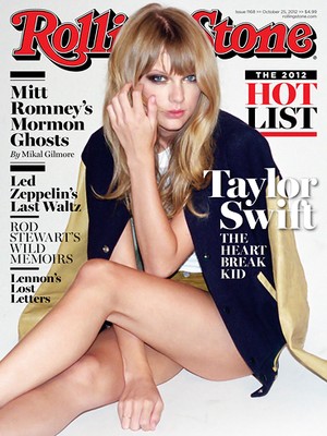 Taylor Swift, capa da Rolling Stone de setembro de 2012 (Foto: Reprodução)