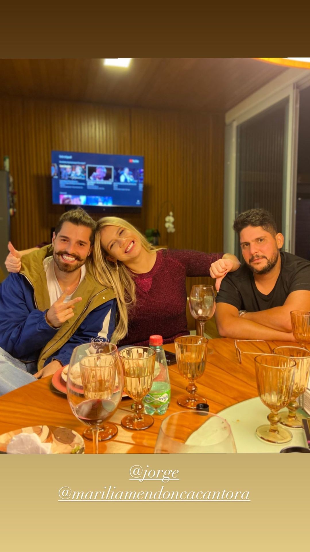 Alok, Marília Mendonça e Jorge da dupla com Matheus (Foto: Reprodução/Instagram)