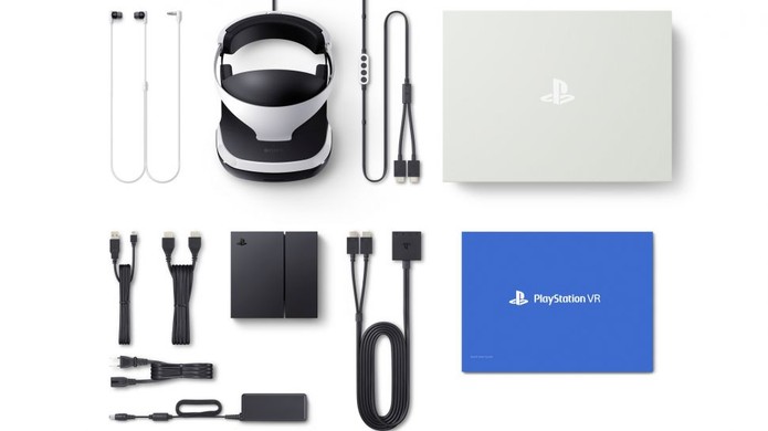 Conteúdo da caixa do PlayStation VR (Foto: Divulgação/Sony)