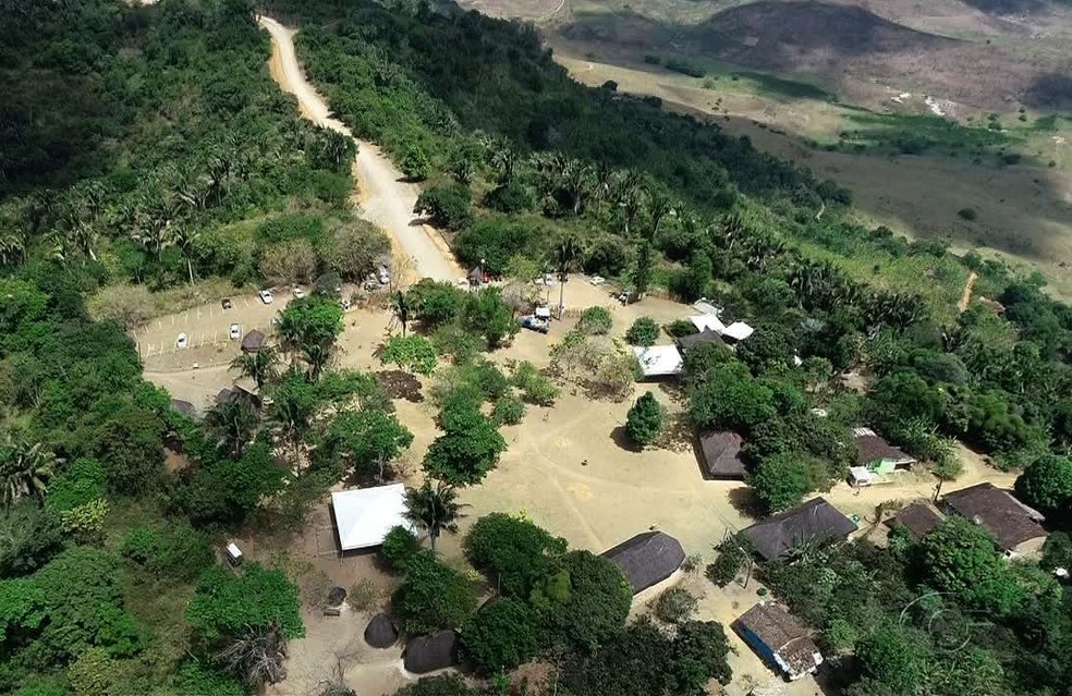 Serra da Barriga, em União dos Palmares, Alagoas, abriga o antigo Quilombo dos Palmares — Foto: Reprodução/TV Gazeta