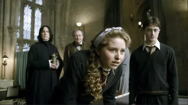 Jessie Cave em Harry Potter (Foto: Reprodução)