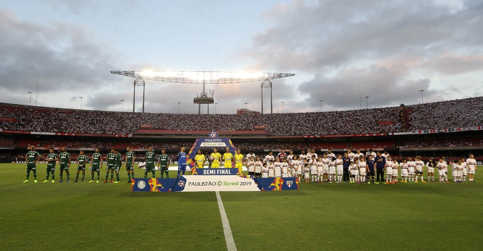 Palmeiras x São Paulo no Morumbi — Foto: César Greco / Ag. Palmeiras
