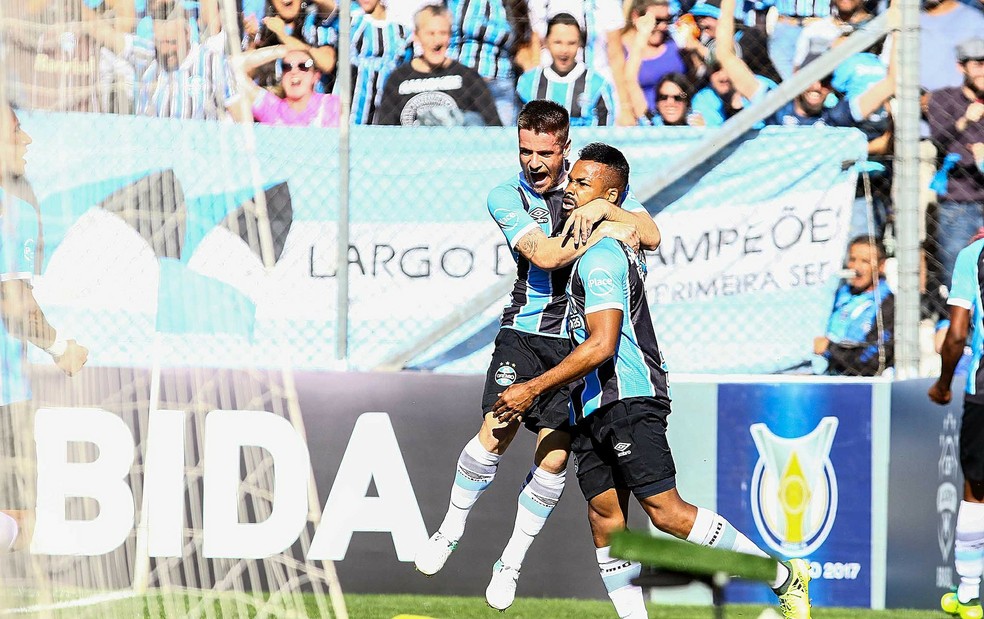 Fernandinho é o goleador do Grêmio no Brasileiro, com 9 gols (Foto: Rodrigo Rodrigues/Divulgação Grêmio)