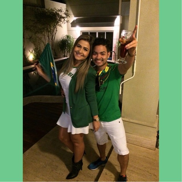 Camila Braga e Yudi Tamashiro (Foto: Reprodução/Instagram)