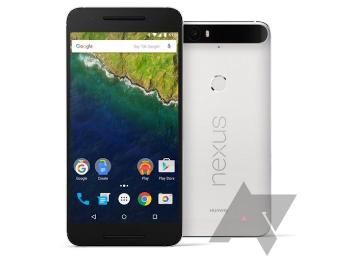 Foto vazada do Nexus 6P, da Huwaei, mostra barra preta na câmera e alto falantes frontais (Foto: Reprodução/Android Police)