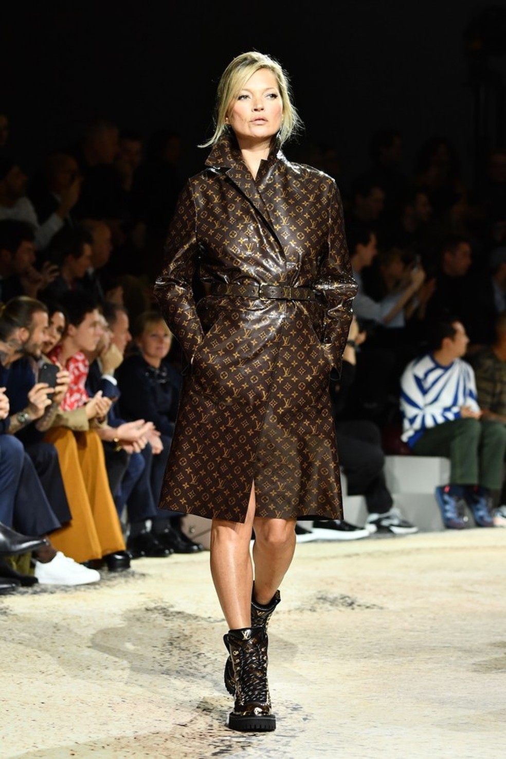 Homens estilosos (e Kate Moss!) na fila A da Louis Vuitton