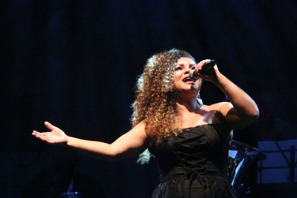 Cantora Khystal compõe elenco do musical Elza — Foto: Alex Régis/Prefeitura de Natal
