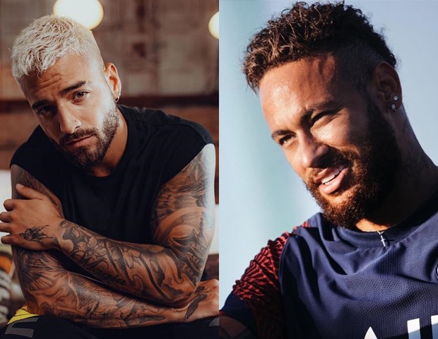 Maluma e Neymar: cantor abre o jogo sobre suposta “briga” com o jogador (Foto: Reprodução Instagram @maluma e @neymarjr)