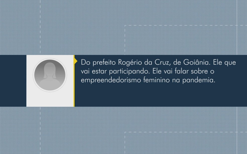Golpe usa nome de prefeito de Goiânia para enganar vítimas — Foto: Reprodução/TV Anhanguera