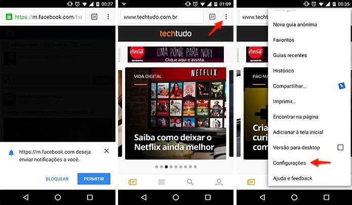 Como Tirar As Notificacoes Do Chrome No Celular Dicas E Tutoriais Techtudo
