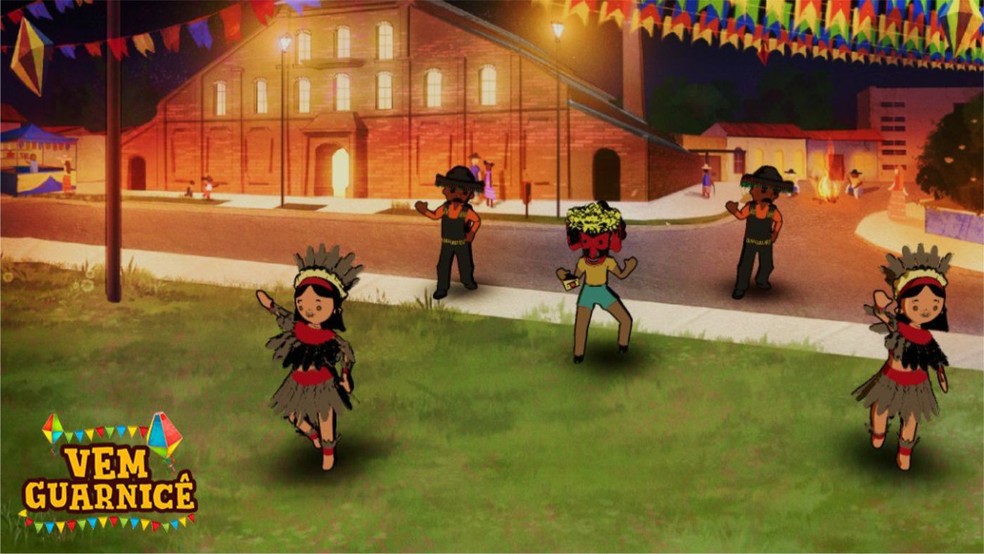 Game criado pela maranhense OPS Game Studio se inspira nas festas juninas para guarnicê e divulgar nossas tradições culturais. — Foto: Divulgação