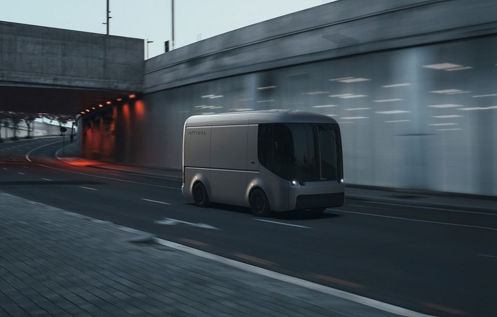 Arrival desenvolveu uma van futurista voltada para o mercado de entregas comerciais — Foto: Divulgação