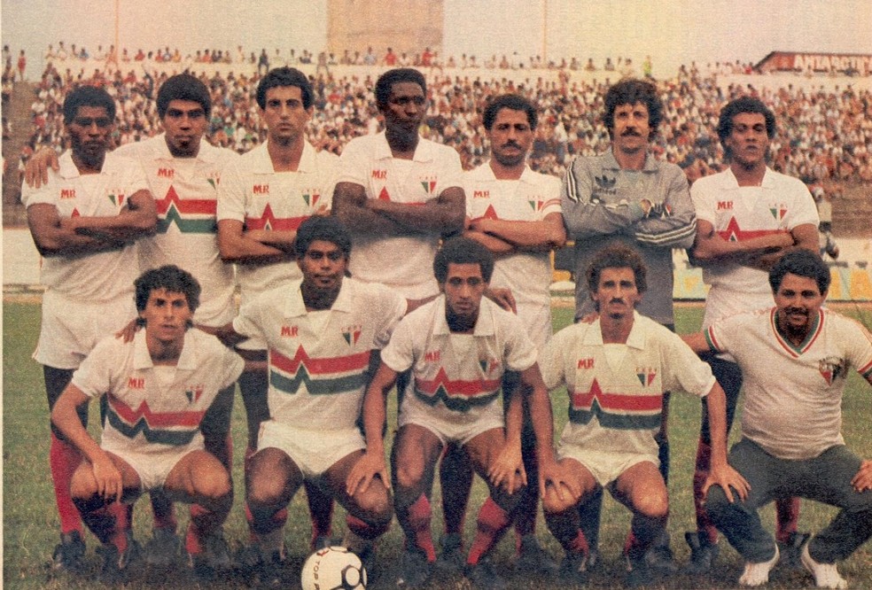 Operário-VG, time mato-grossense que disputou a Série A do Brasileiro em 1986 — Foto: Acervo historiador Sérgio Santos 