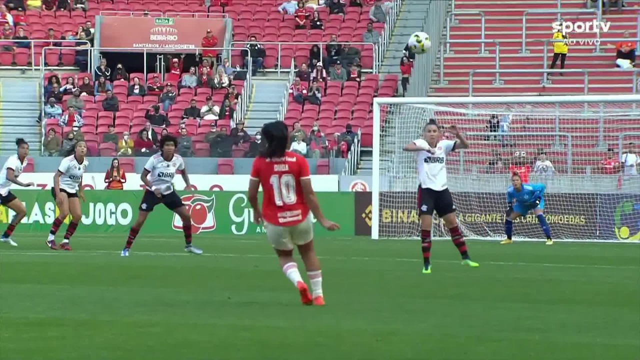 Melhores momentos: Internacional 1 x 1 Flamengo pela semifinal do Brasileirão de futebol feminino