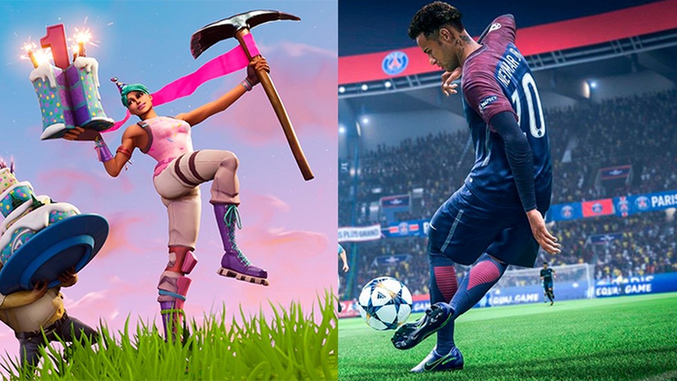 Aniversário de Fortnite e FIFA 19 foram os destaques da semana (Foto: Reprodução/Murilo Molina)