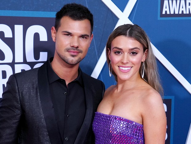 Taylor Lautner e Taylor Dome (Foto: Getty Images)