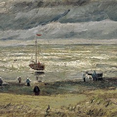 Van Gogh pintou "A praia de Scheveningen durante uma tempestade" (Foto: Getty Images)