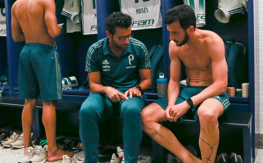 Confira o que mudou fora de campo com Valentim no comando do Palmeiras