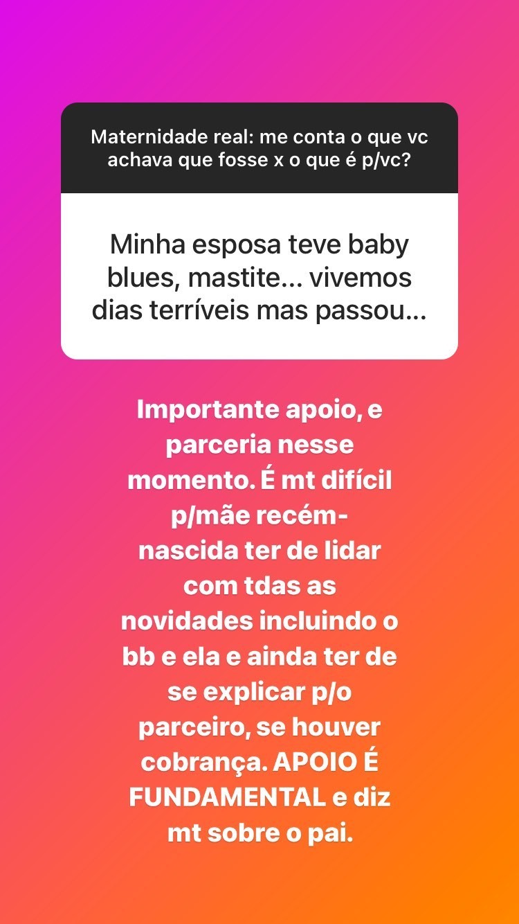 Andréia Sadi responde internautas e dá detalhes sobre ser mãe de gêmeos (Foto: Reprodução/Instagram)