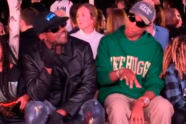Kanye e Pharrell Williams (Foto: reprodução twitter)