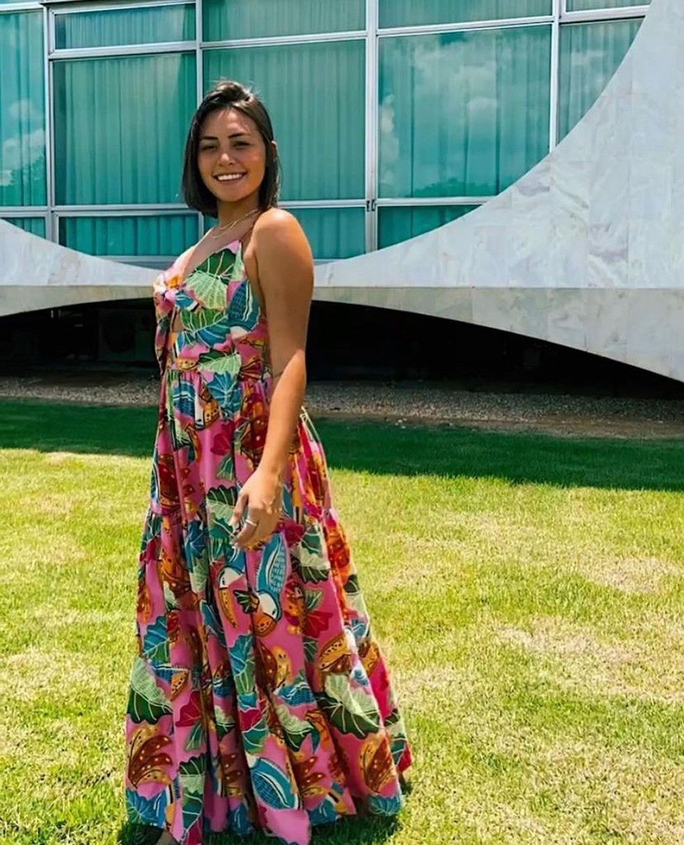 Let&iacute;cia Firmo da Silva, filha de Michelle Bolsonaro, no anivers&aacute;rio de 19 anos &mdash; Foto: Reprodu&ccedil;&atilde;o/Instagram