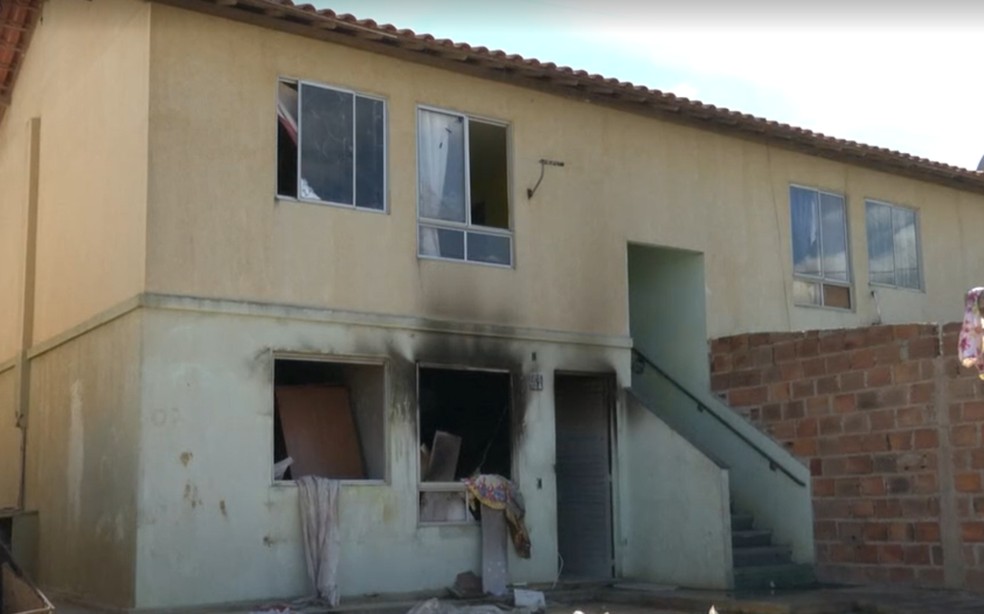 Irmãos de 1 e 5 anos morrem após incêndio em apartamento na Bahia — Foto: Reprodução/TV Sudoeste