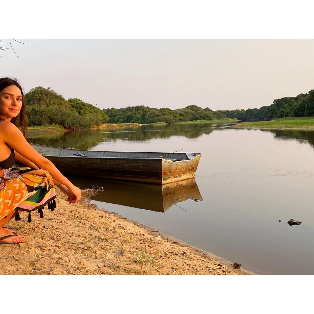 Thaila Ayala no Pantanal (Foto: Reprodução/Instagram)