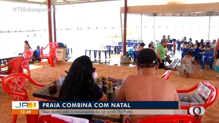 Palmenses aproveitam folga de natal para curtirem as praias da capital