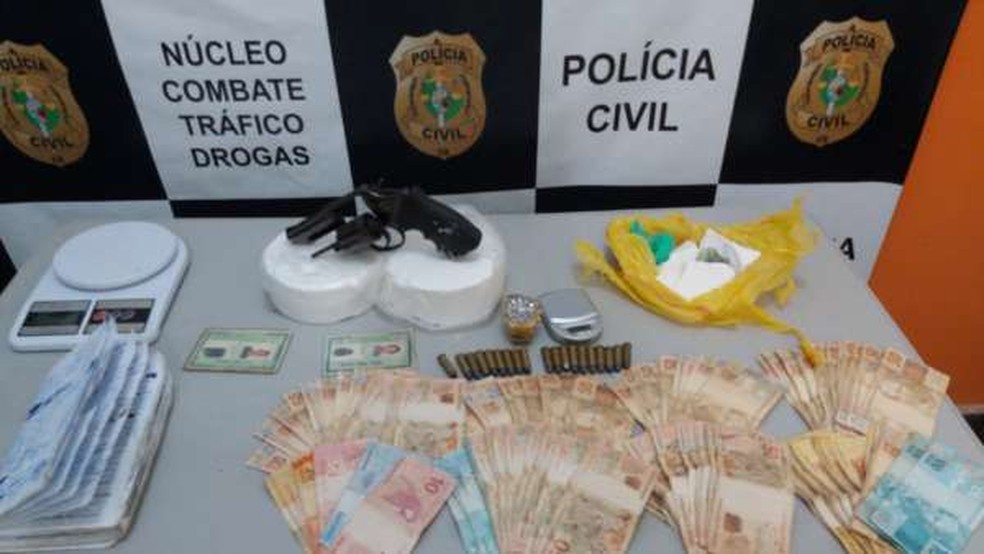 Material apreendido foi encaminhado para a Delegacia Regional de Juazeiro do Norte. — Foto: Divulgação/Polícia Civil