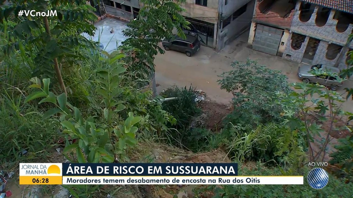 Moradores Do Bairro De Sussuarana Relatam Medo Por Causa De Encosta No Local A Gente Não 