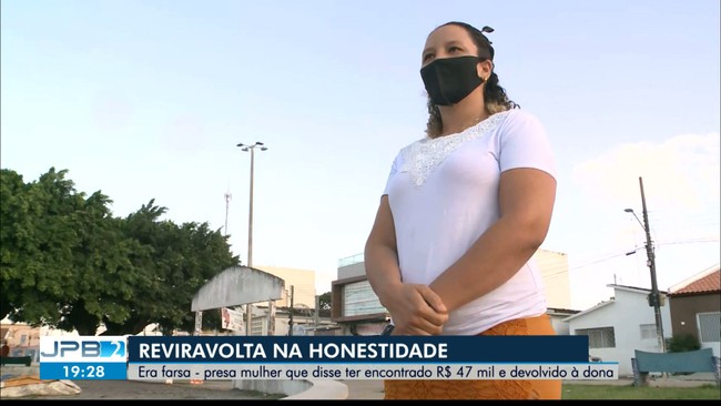 Mulher é presa por estelionato após mentir sobre bolsa encontrada com R$ 47 mil, na PB