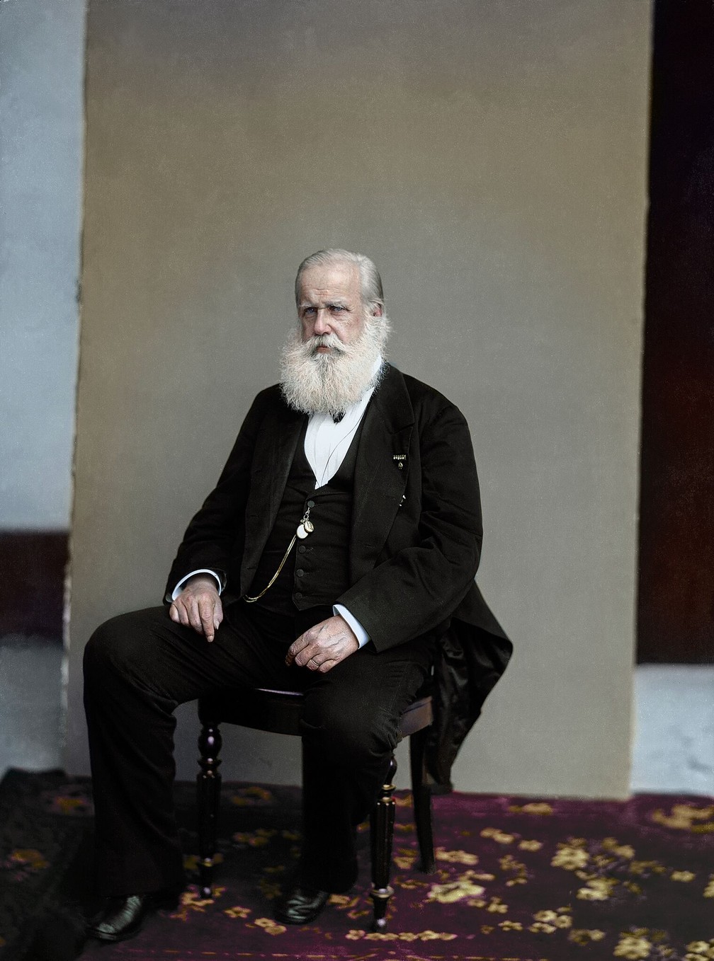 O imperador do Brasil Dom Pedro II. (Foto: Marina Amaral/Arquivo pessoal)