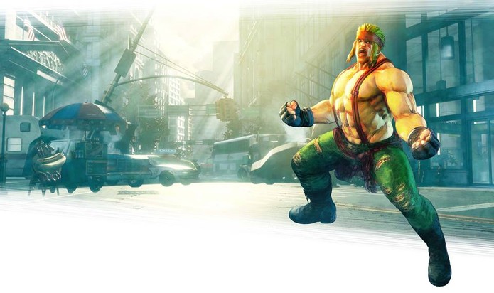 O lutador de wrestling Alex é o primeiro personagem DLC de Street Fighter V (Divulgação/Capcom)