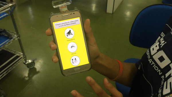 Aplicativo Sentinelas quer conscientizar população sobre a febre amarela, em Goiás (Foto: Murillo Velasco/G1)